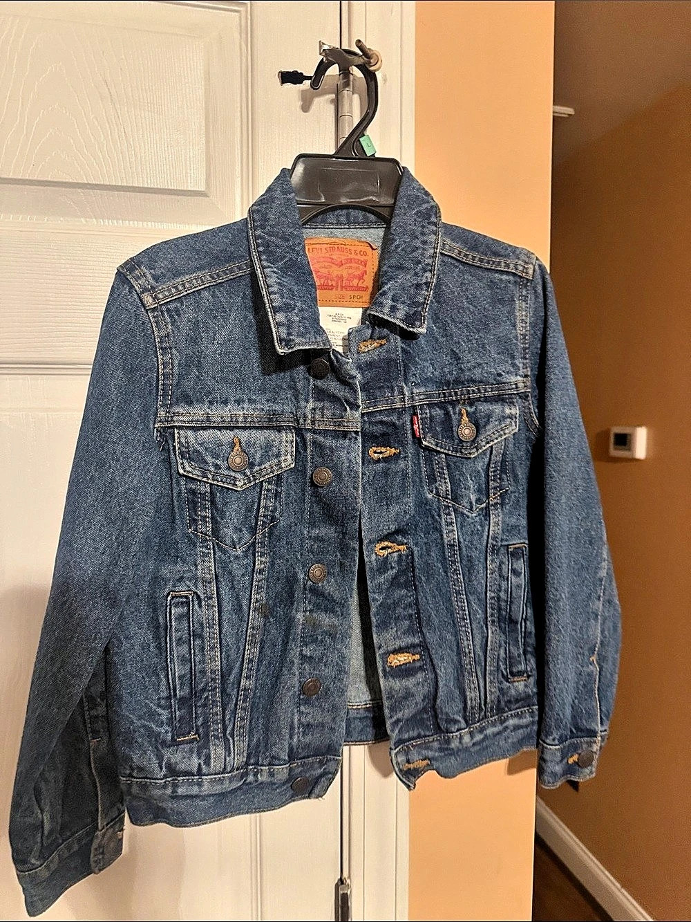 Jacket Denim Jean Jacket Blue size S 8-10